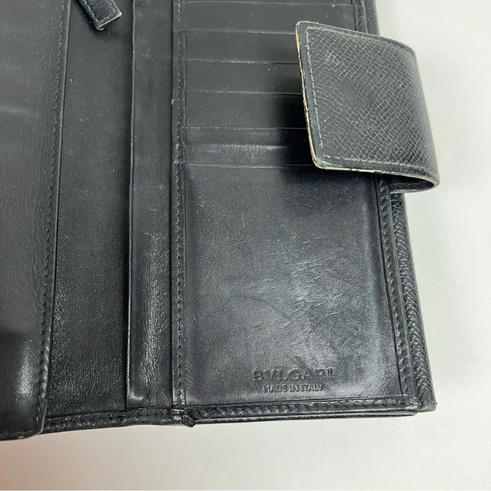 BVLGARI Wallet B-Zero 1 Leather Long Bifold Continental